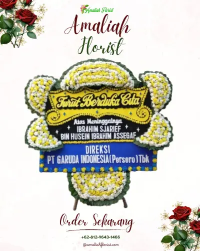 Papan Bunga Duka di Made