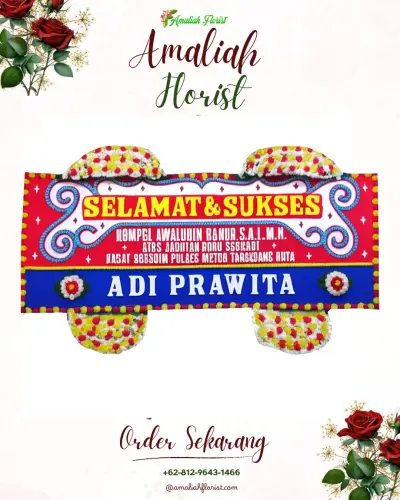 Karangan Bunga Ucapan Selamat di Made